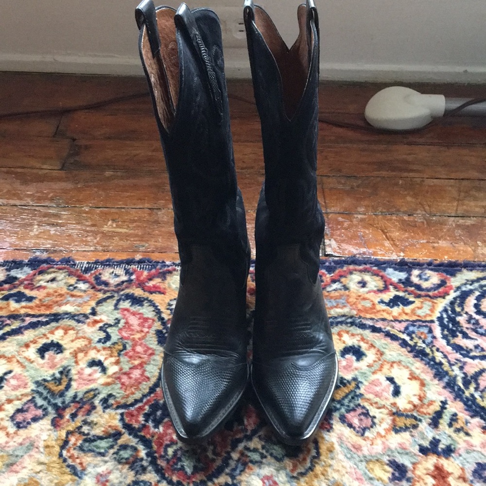 Black Western Boots, Nine West